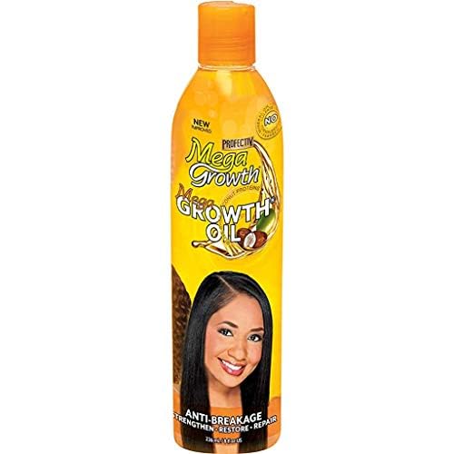 Profectiv pump dispensing oil to show texture and shine for smooth, protected hair