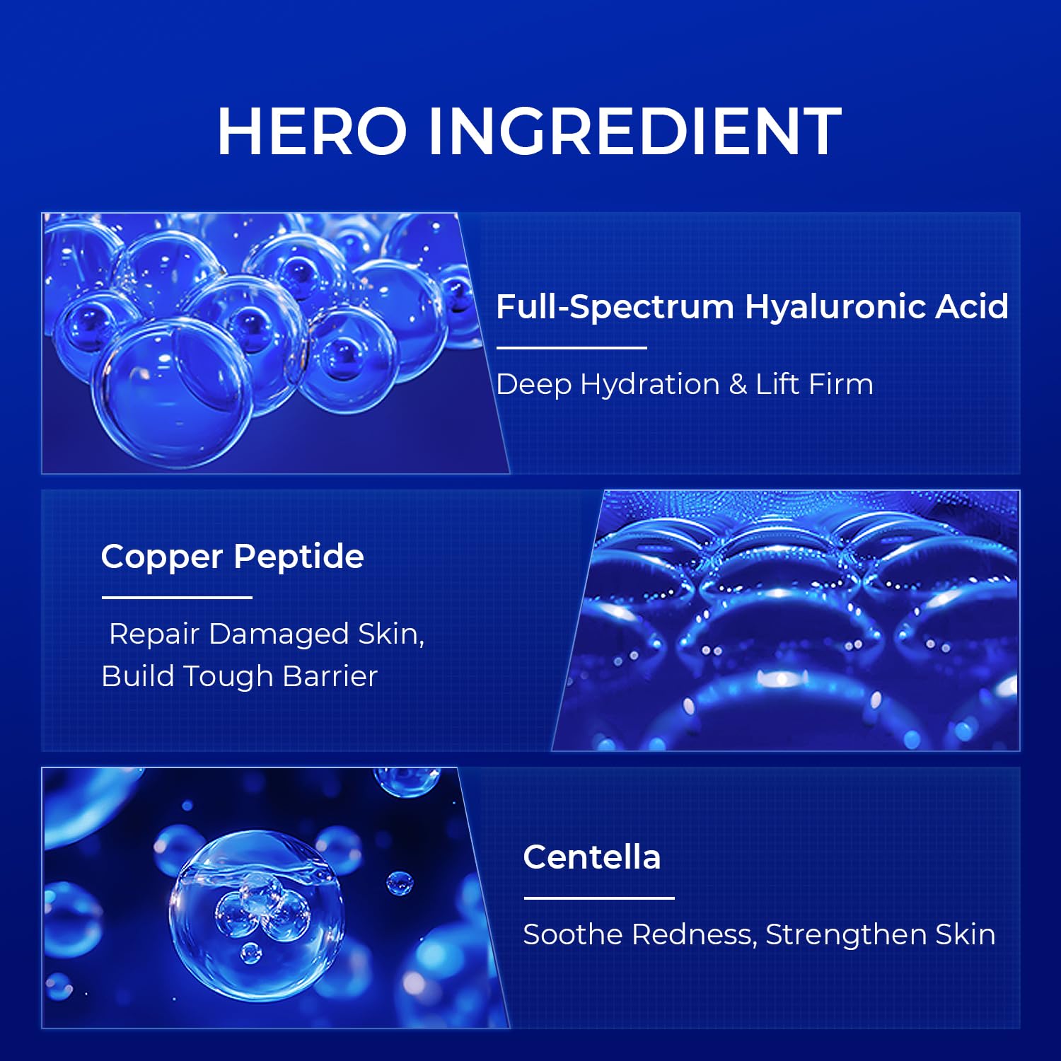 PROF.LING serum texture drop on fingertip showing hydration and smoothness benefit