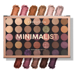 Profusion Cosmetics closed palette front showing compact travel-ready design and protection