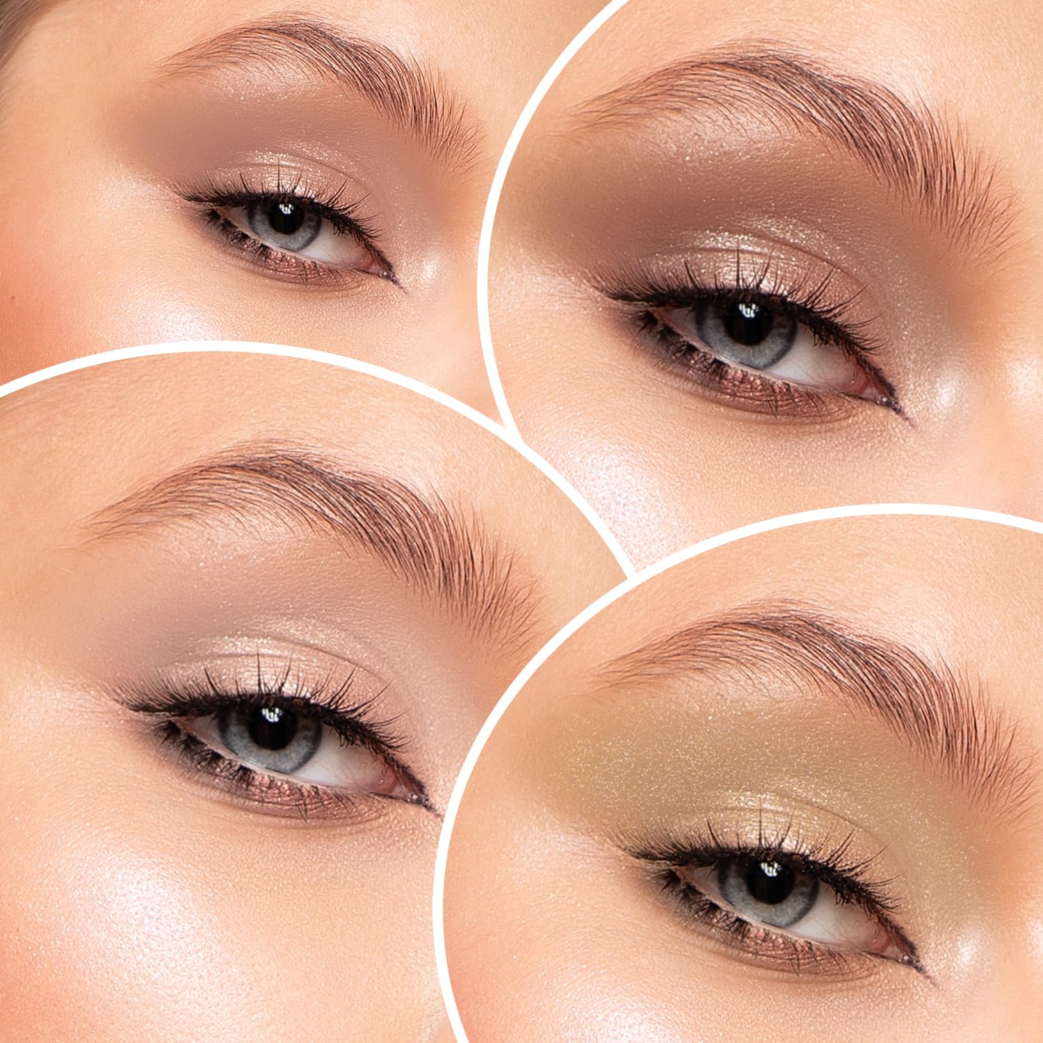 Profusion Cosmetics close-up of powder pans highlighting smooth texture and rich pigment