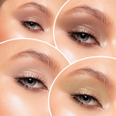 Profusion Cosmetics close-up of powder pans highlighting smooth texture and rich pigment