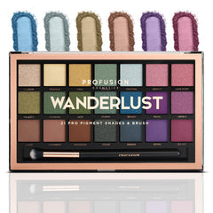 Profusion Cosmetics front packaging showing palette compact and logo