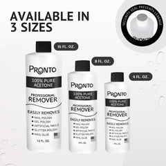 Pronto natural nails after removal showing clean surface and gentle finish benefit