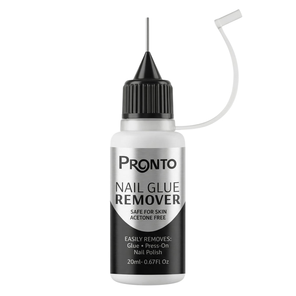 Pronto front packaging 20 mL showing label and compact size with fast removal benefit
