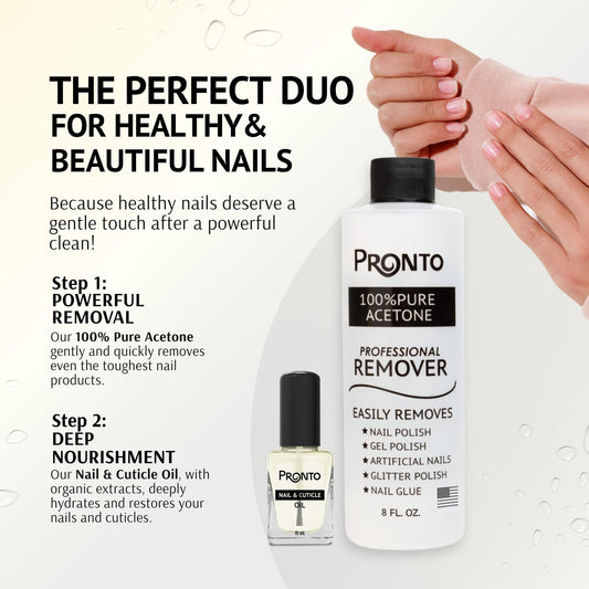 Pronto label closeup highlighting product purity and clear ingredient information benefit