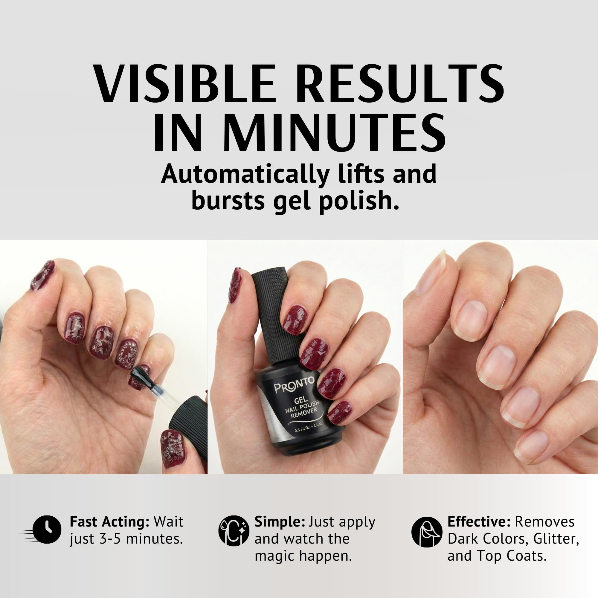 Pronto lifestyle manicure scene showing salon-quality results at home