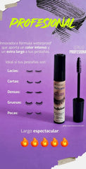 Prosa mascara applied on eye in lifestyle setting delivering length, curl and all‑day wear