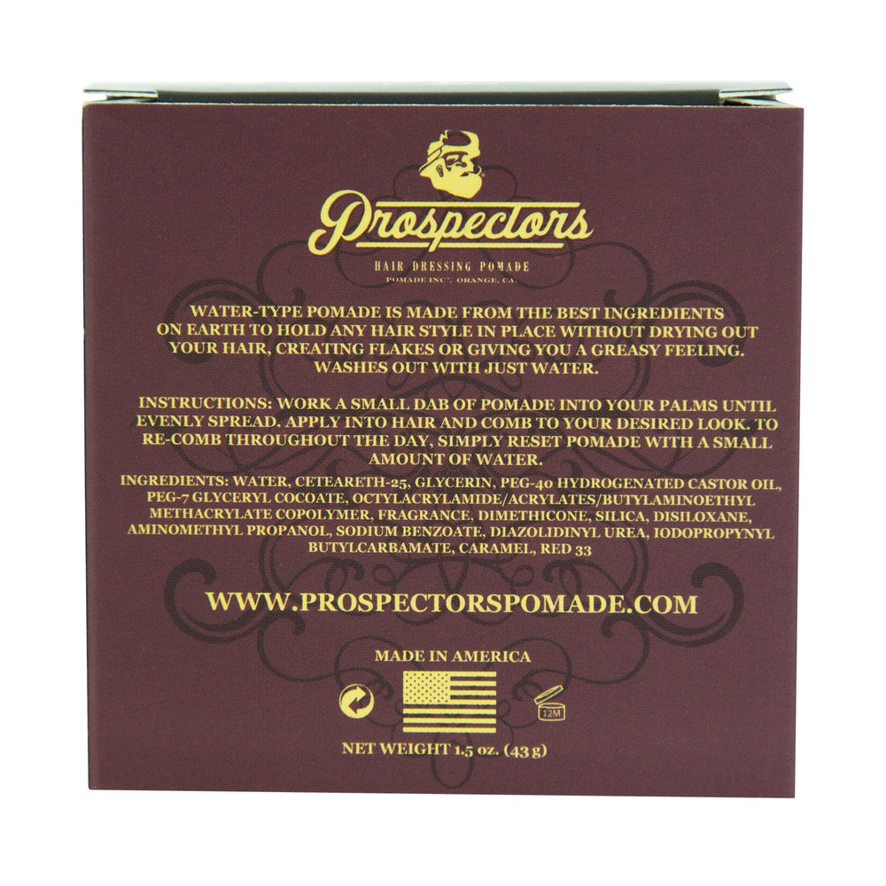 PROSPECTORS Iron Ore used to shape hair and beard for defined style control
