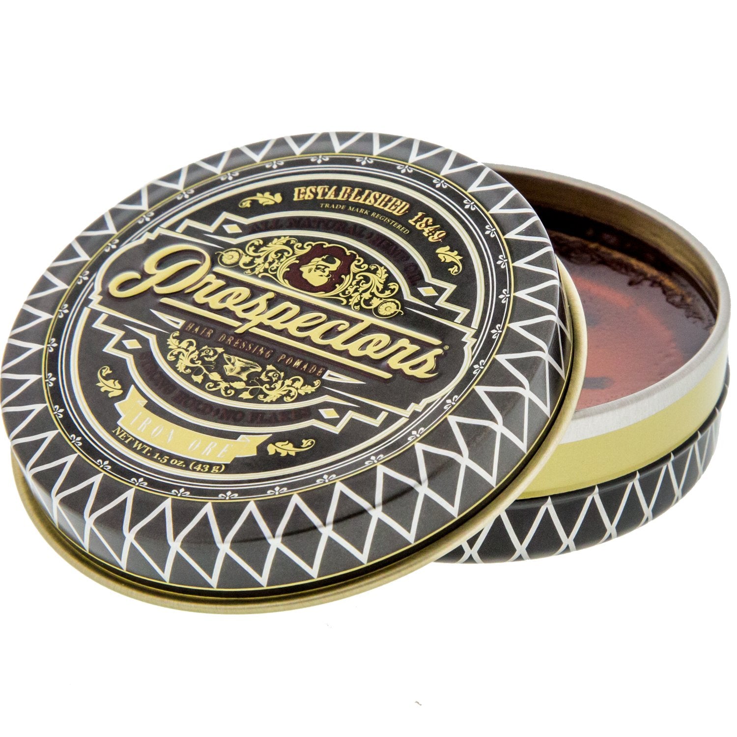 PROSPECTORS Iron Ore open texture close-up displaying smooth workable pomade
