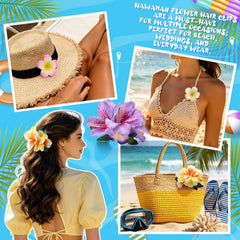 ProSuites hair clips styled in beach hair demonstrating island-inspired accessory effect