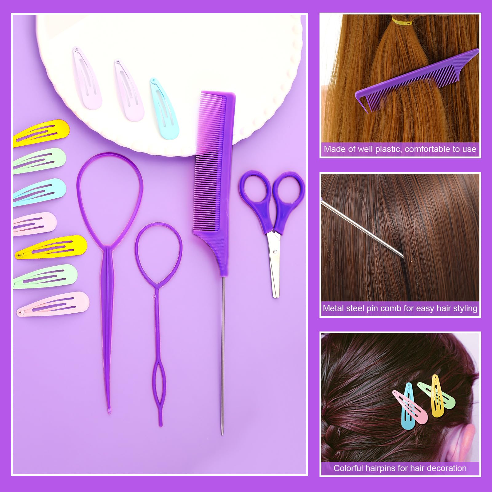 ProSuites elastic cutter removing a band safely to prevent hair damage