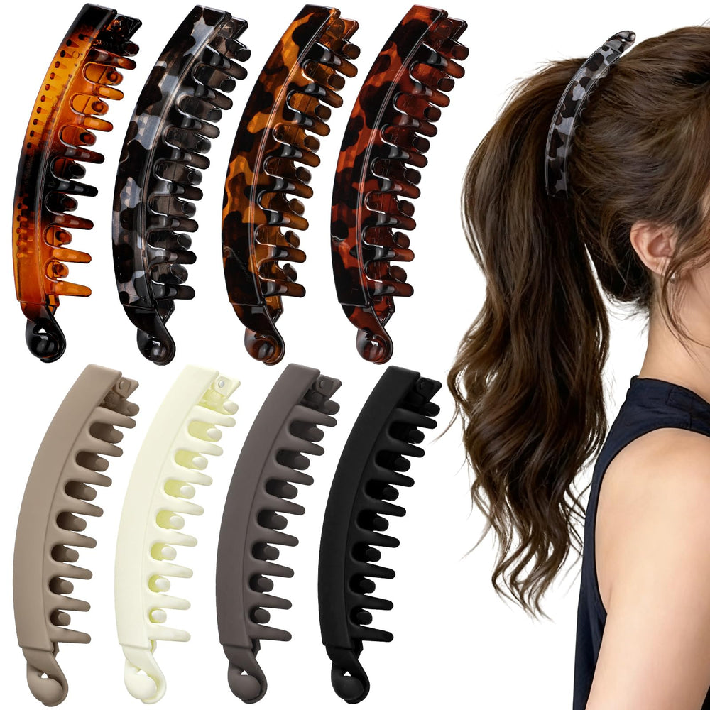 ProSuites front pack of eight banana clips showing colors and value
