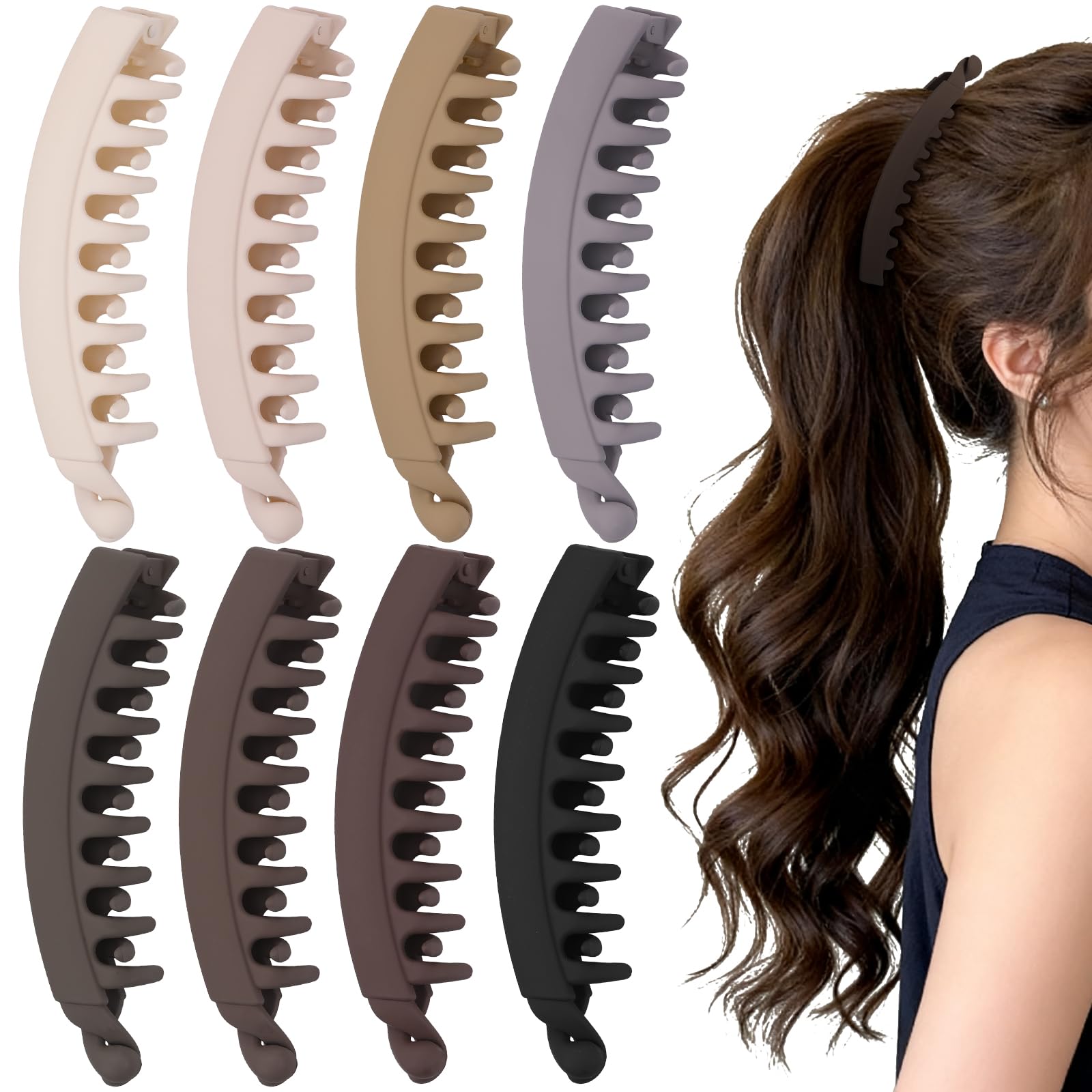 ProSuites front packaging showing eight neutral banana clips for everyday convenience