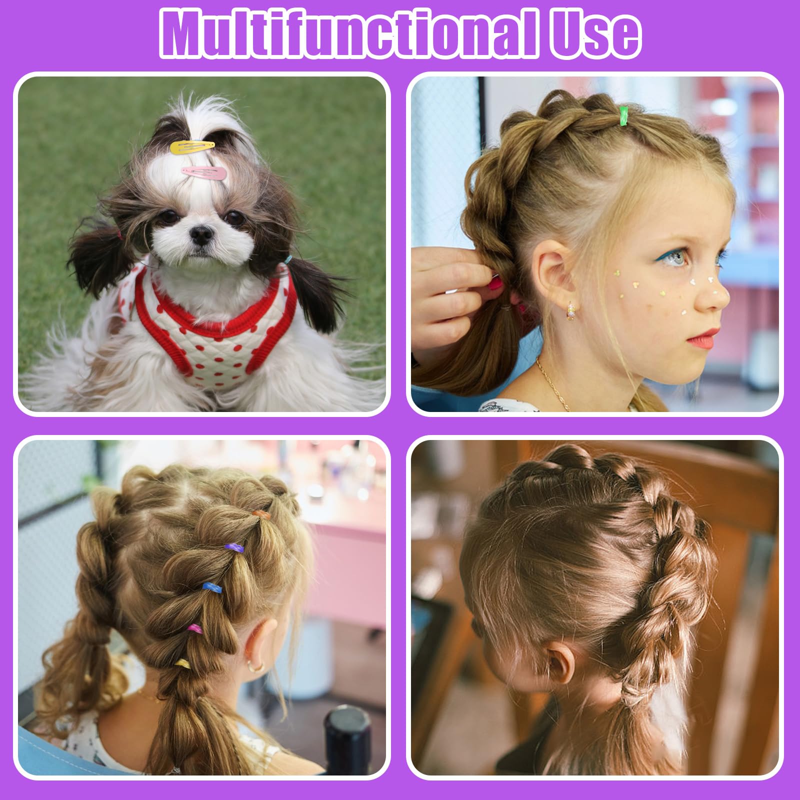 ProSuites used styling a toddler's ponytail illustrating gentle, neat results