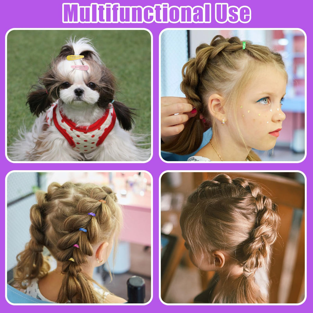 ProSuites used styling a toddler's ponytail illustrating gentle, neat results
