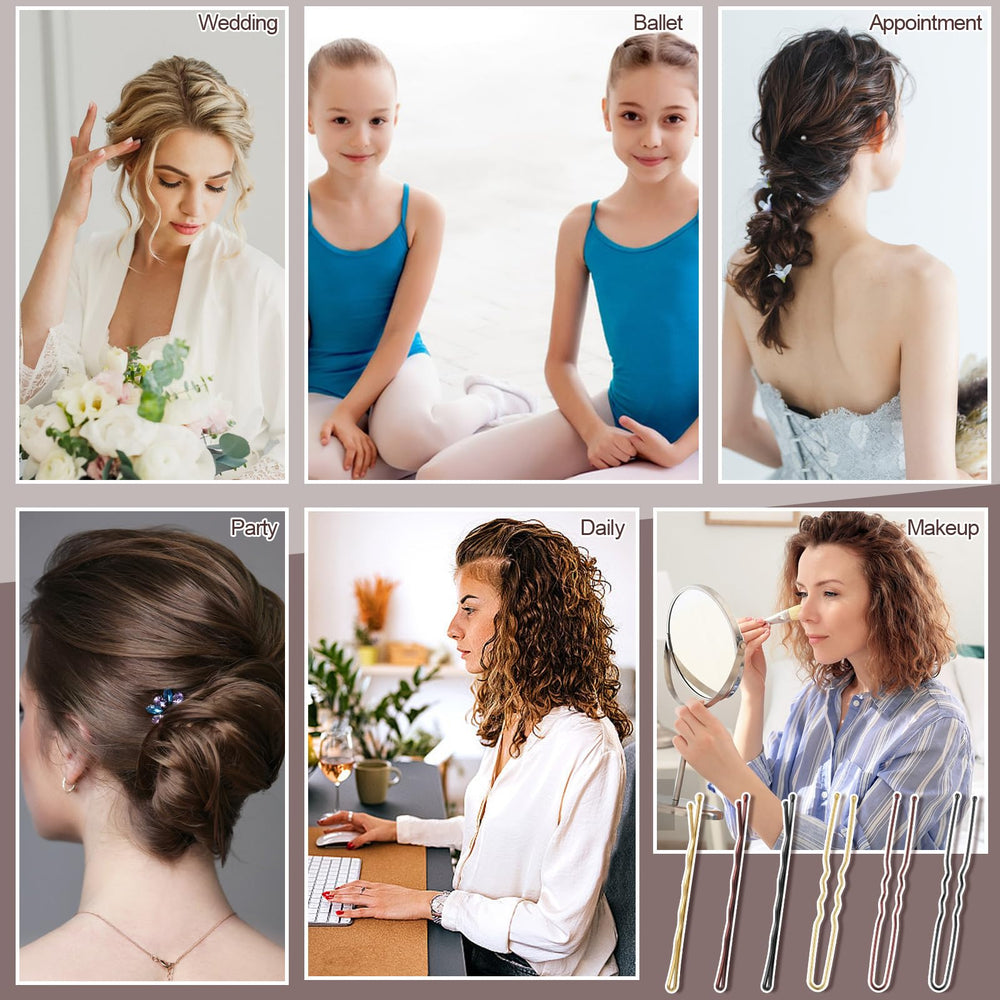 ProSuites pins securing a messy bun demonstrating strong reliable grip