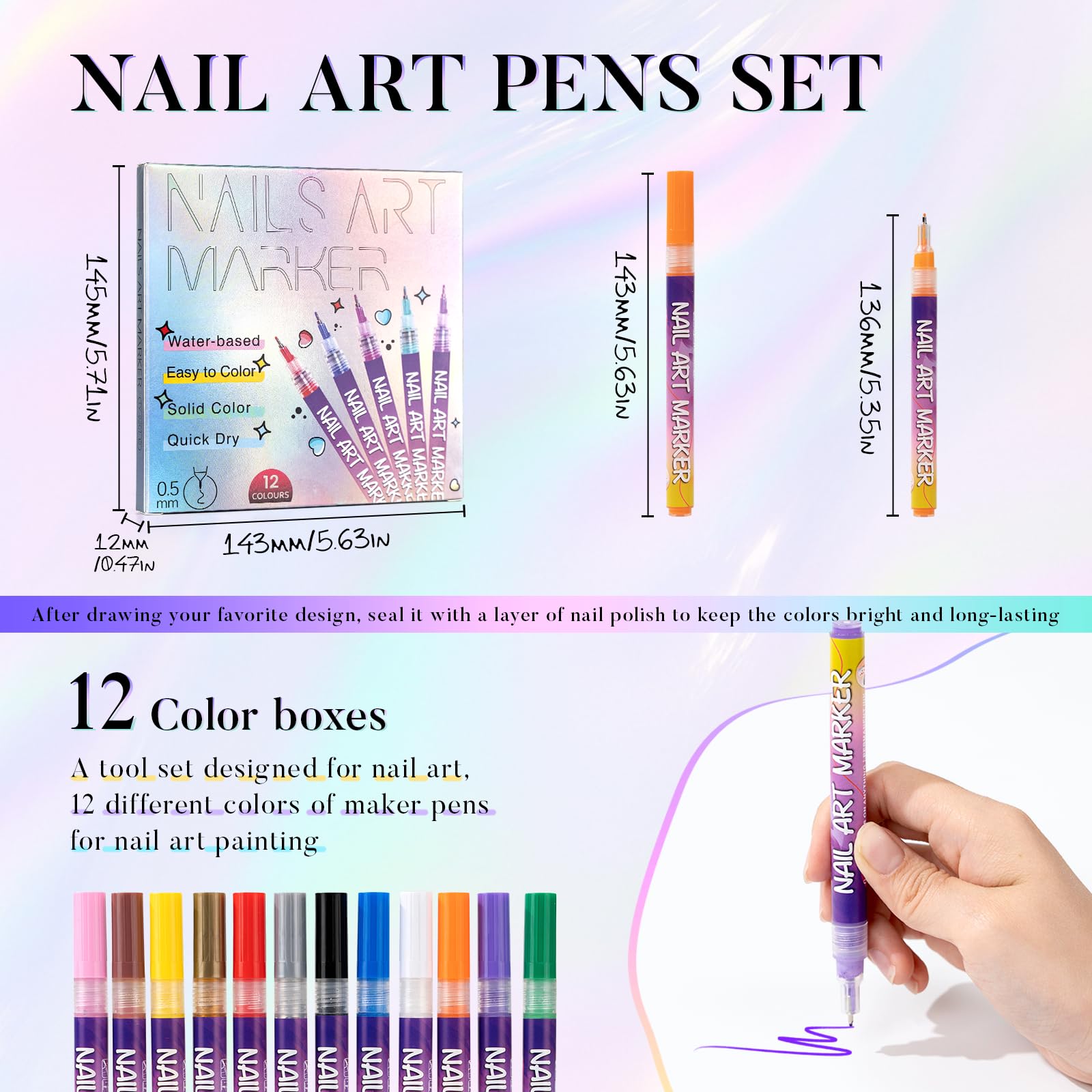 PROTECTMETER ink stroke swatches on paper showing smooth coverage