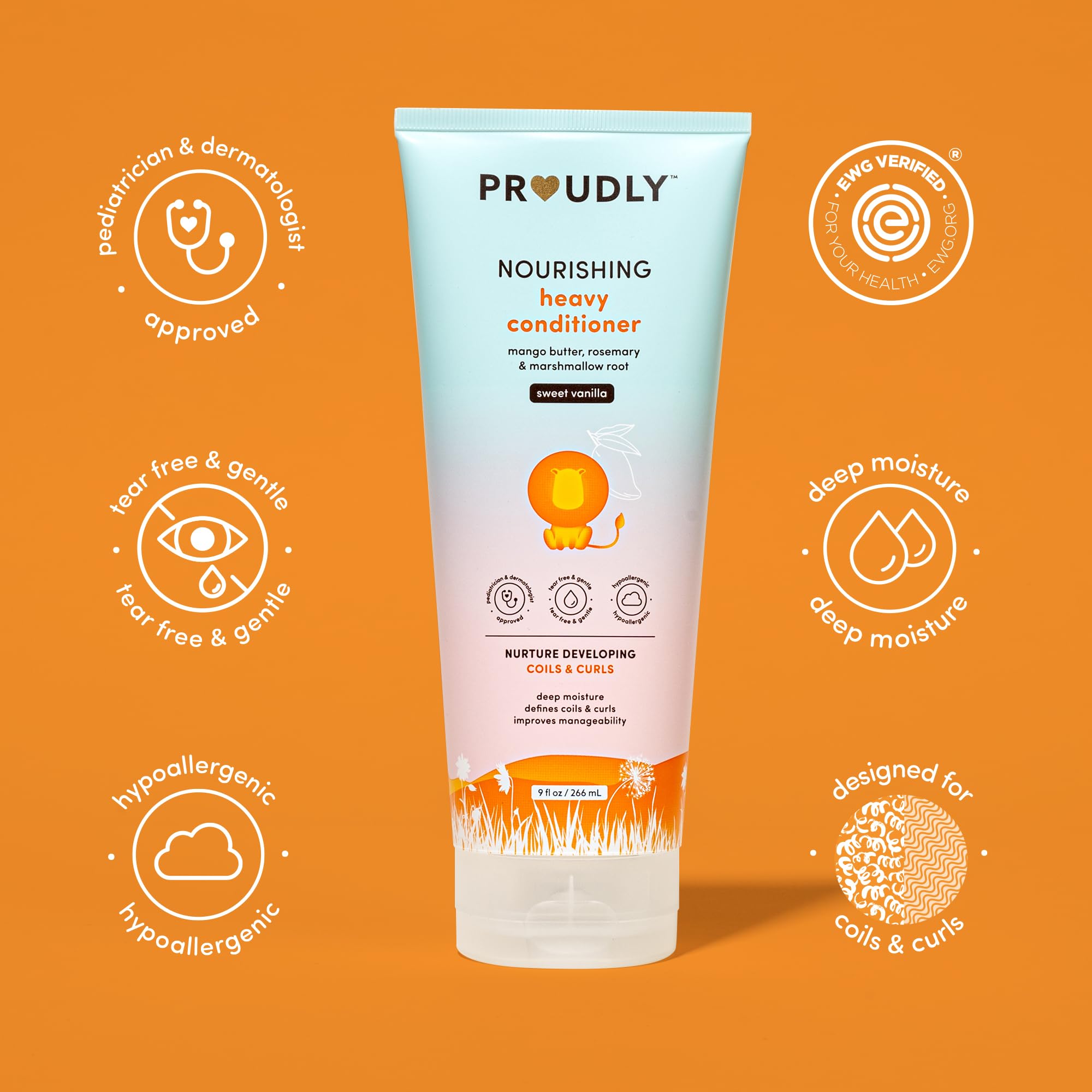 PROUDLY close-up of conditioner texture highlighting slip and hydration
