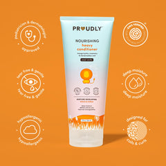 PROUDLY close-up of conditioner texture highlighting slip and hydration