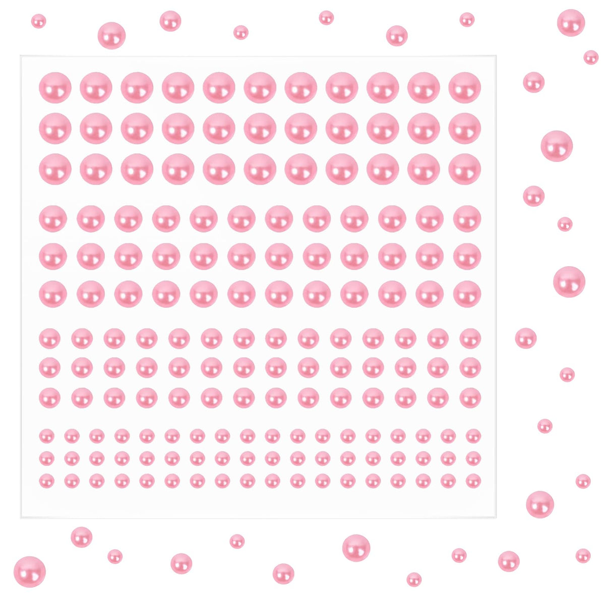Prudiut front packaging showing pink pearl sticker sheets and quantity benefit