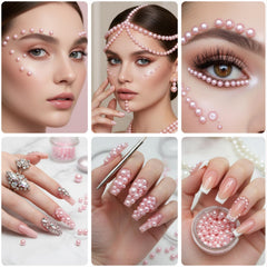Prudiut pearls on hair accessory highlighting quick styling benefit