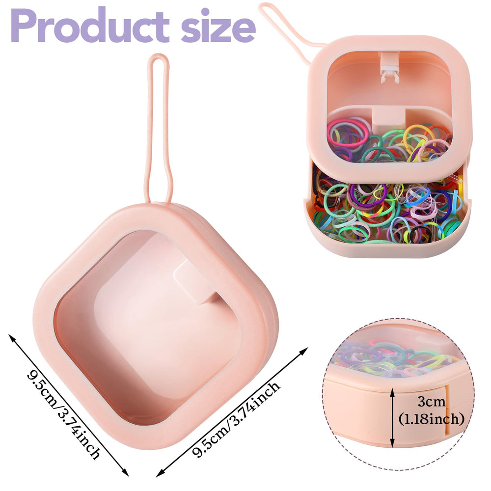 Prudiut open top revealing hair ties inside for quick access and organization