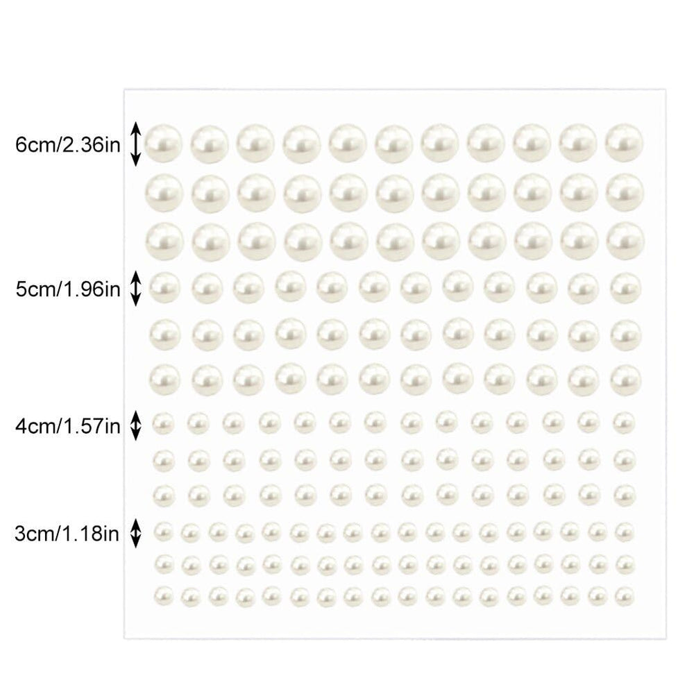 Prudiut size comparison of 3mm 4mm 5mm 6mm pearls for precise selection