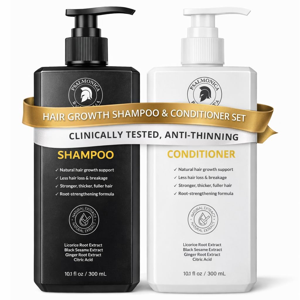 Psalmonica front packaging showing both bottles and fuller-hair benefit