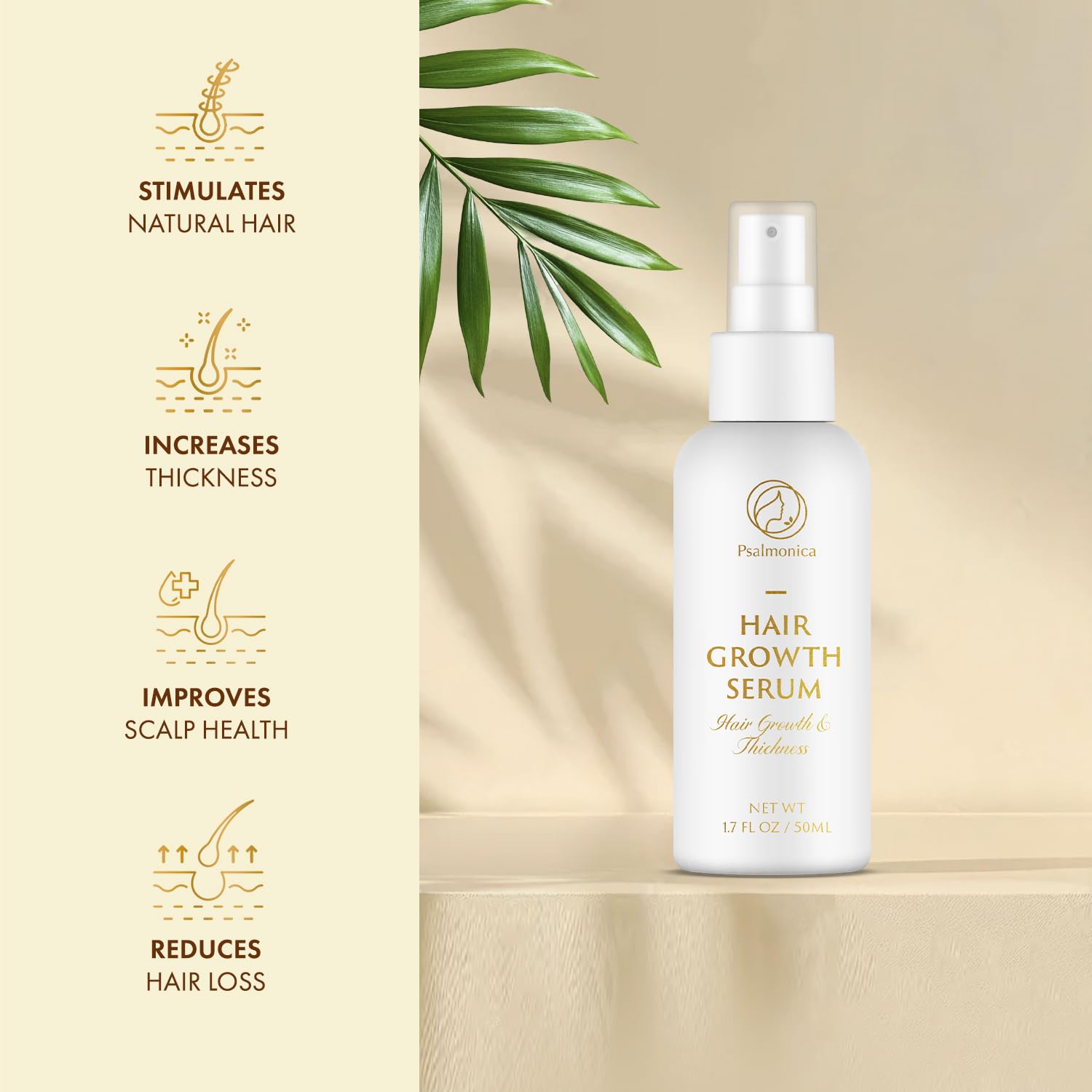Psalmonica rosemary batana castor oils and rice water arranged to show natural ingredients benefit