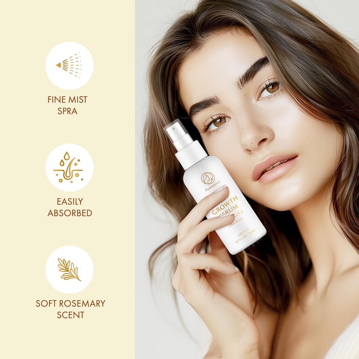 Psalmonica label closeup listing ingredients to show transparent formulation benefit