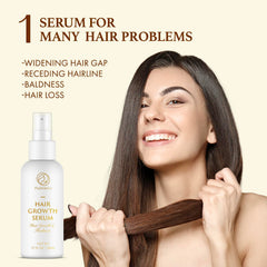 Psalmonica spray applicator detail highlighting easy precise scalp application benefit