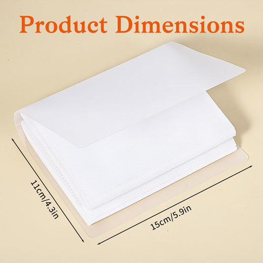 Psiriol open view showing transparent double-sided pockets