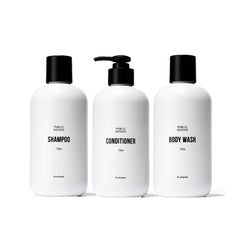 Public Goods front packaging trio showing clean design and eco benefit