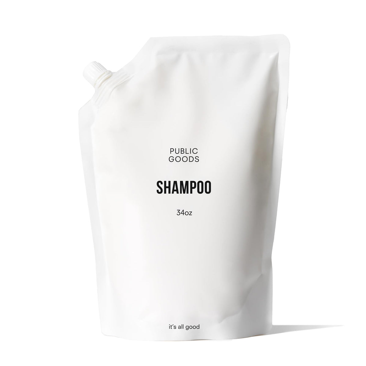 Public Goods refill front packaging showing clean label and size benefit
