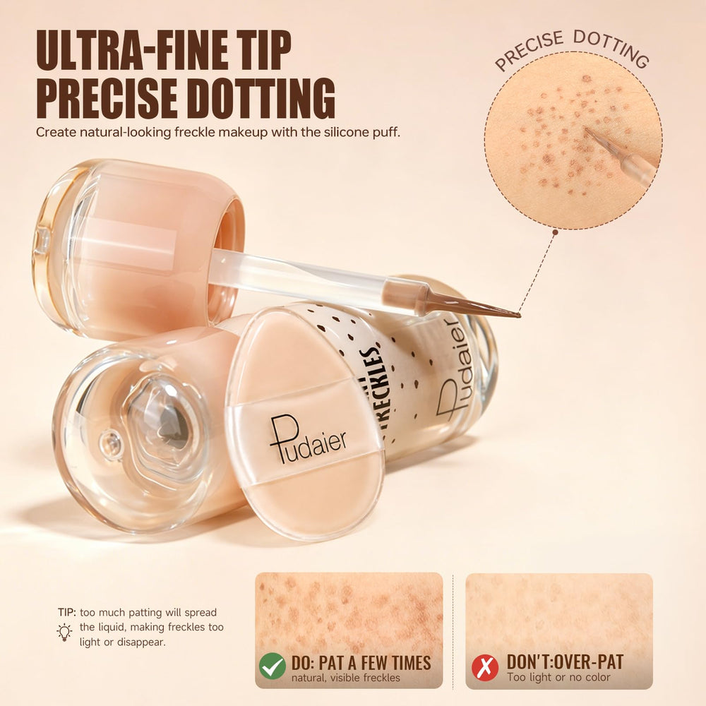 Pudaier silicone puff close-up showing easy blending benefit