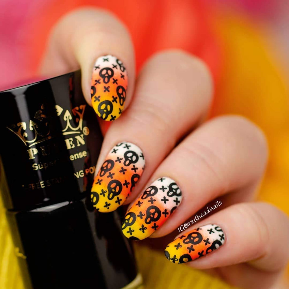 PUEEN lifestyle scene with nail art tools and polishes showing practical kit-ready arrangement
