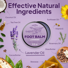 Pumice Valley balm being applied to heel for targeted softening
