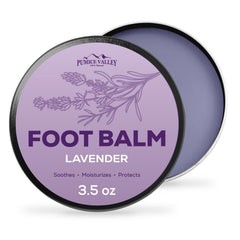 Pumice Valley front packaging showing product and lavender benefit