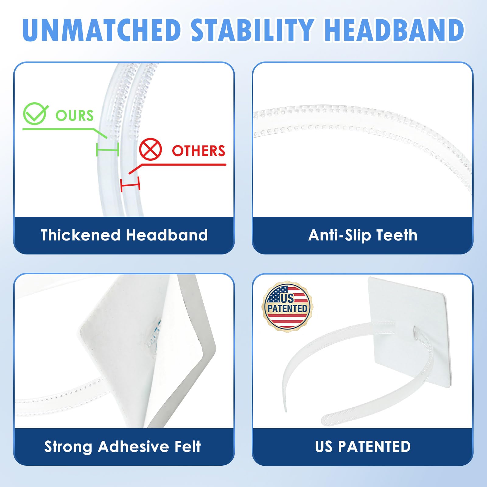 PUNCHMAN clear white band texture highlights lightweight durable material