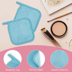 Puomue cloth held in hand showing 6x6 inch scale and portable convenience benefit