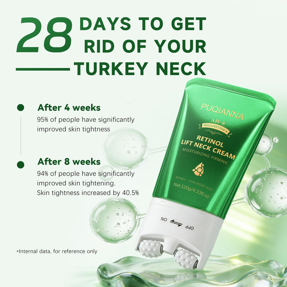 PUQIANNA on décolletage in lifestyle scene for everyday anti-aging care