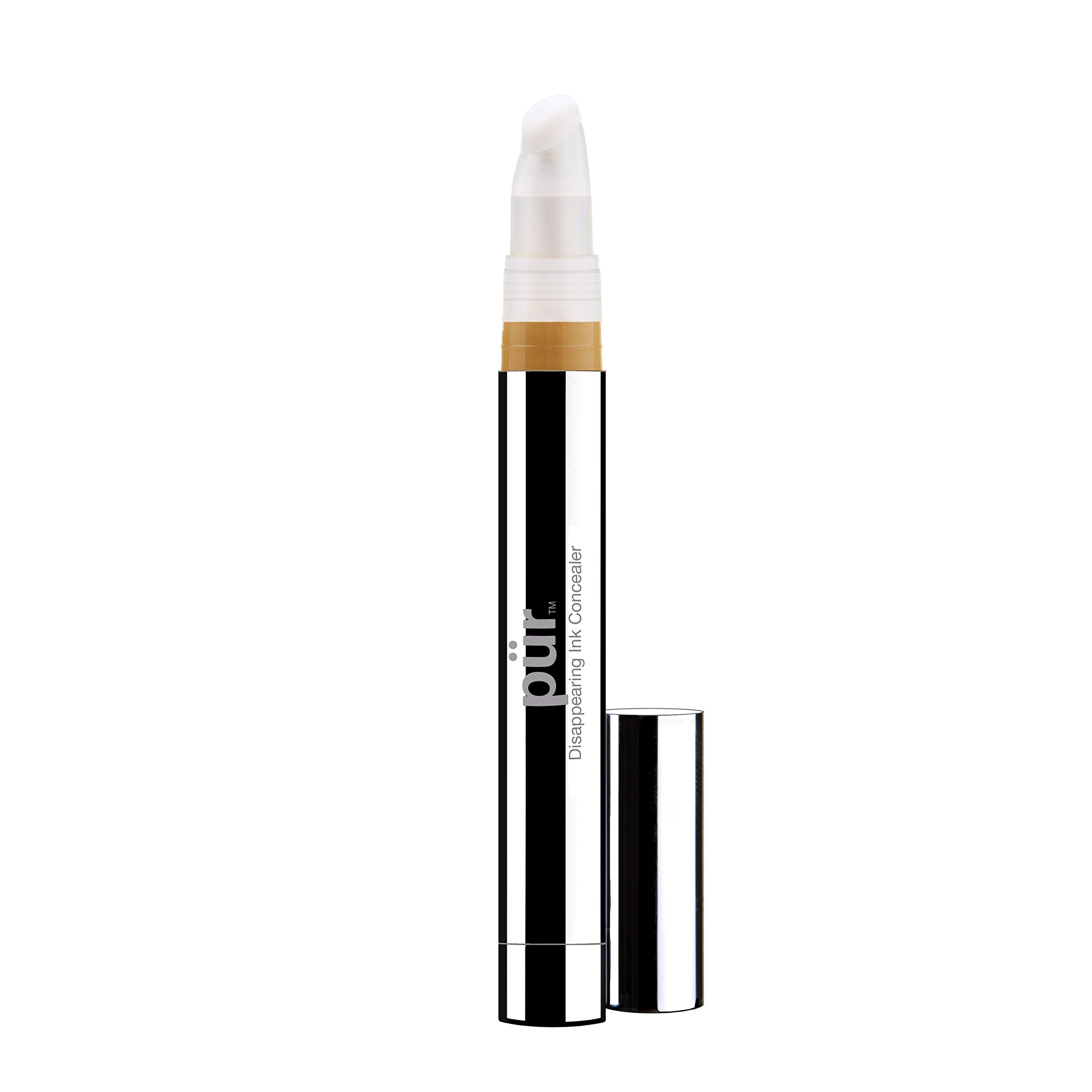 PÜR MINERALS concealer pen front view showing applicator and quick brightening benefit