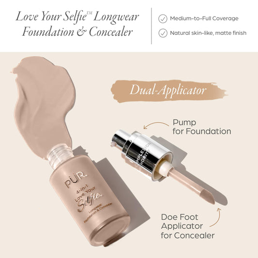 PÜR MINERALS doe-foot applicator close-up for precise spot coverage benefit