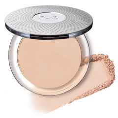 PÜR MINERALS front compact Ivory showing clean packaging and portable use