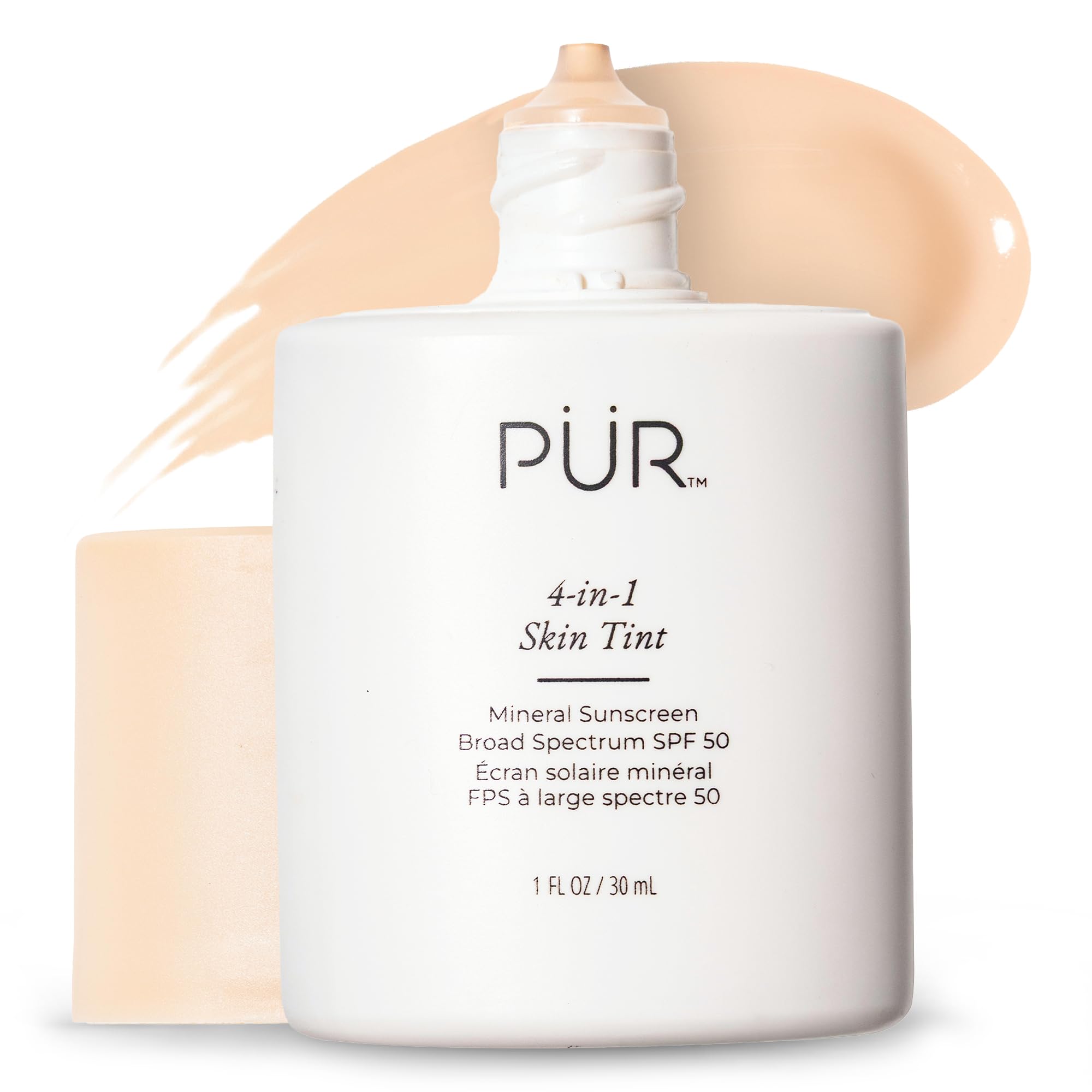 PÜR MINERALS front packaging in LN2 shade showing compact tube and label, clear product identity and benefit