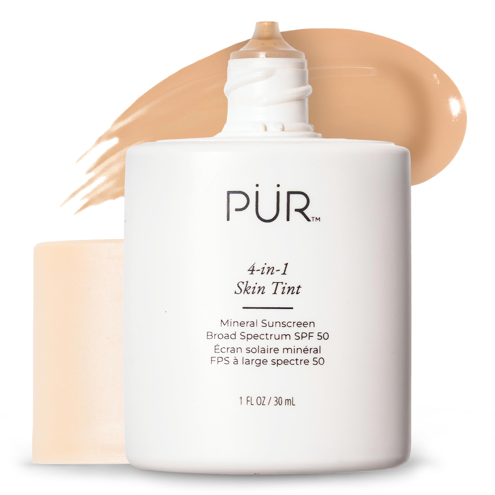 PÜR MINERALS front packaging MN3 Linen showing SPF protection