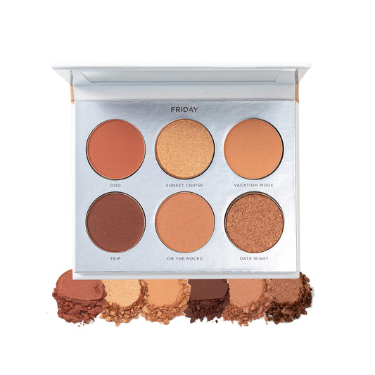 PÜR MINERALS palette front view showing packaging and shade range for easy selection