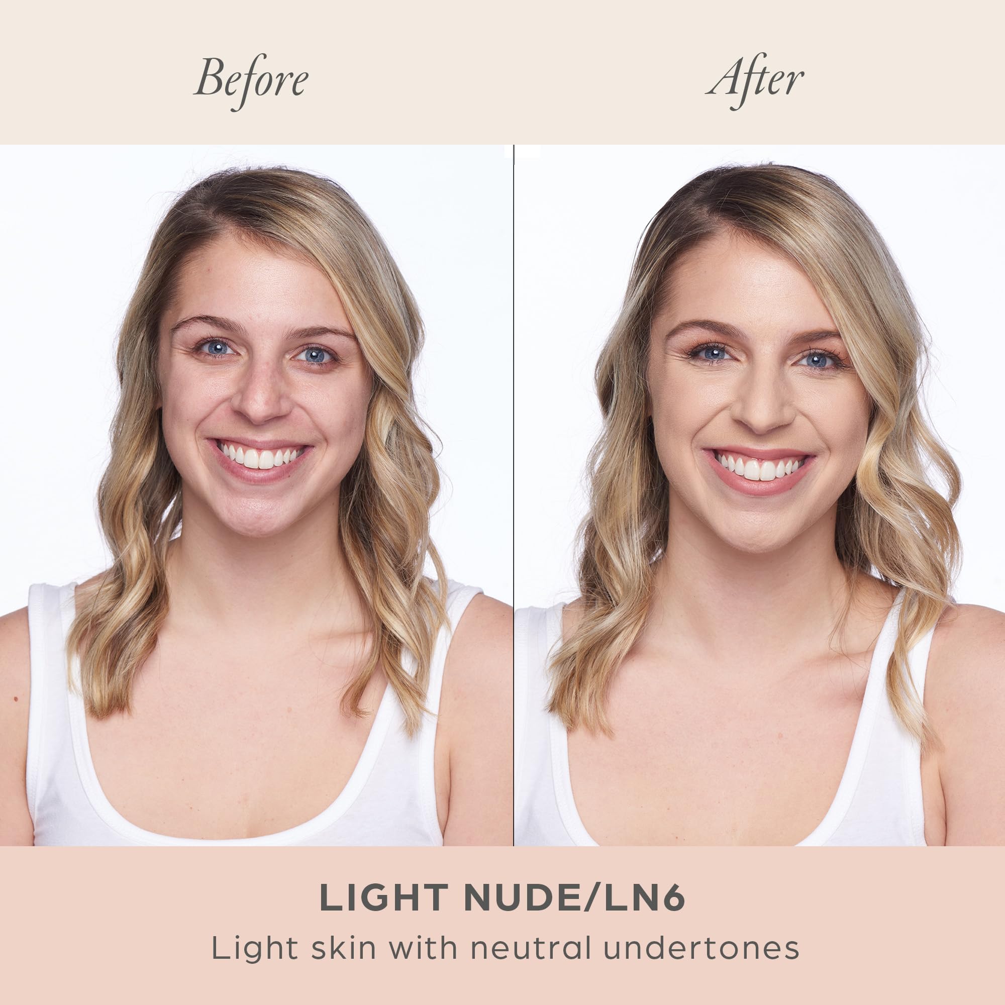 PÜR MINERALS pump dispensing foundation for controlled, hygienic use