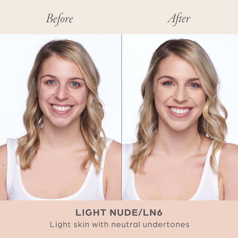 PÜR MINERALS pump dispensing foundation for controlled, hygienic use