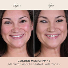 PÜR MINERALS powder texture close-up showing fine mineral finish for smooth coverage